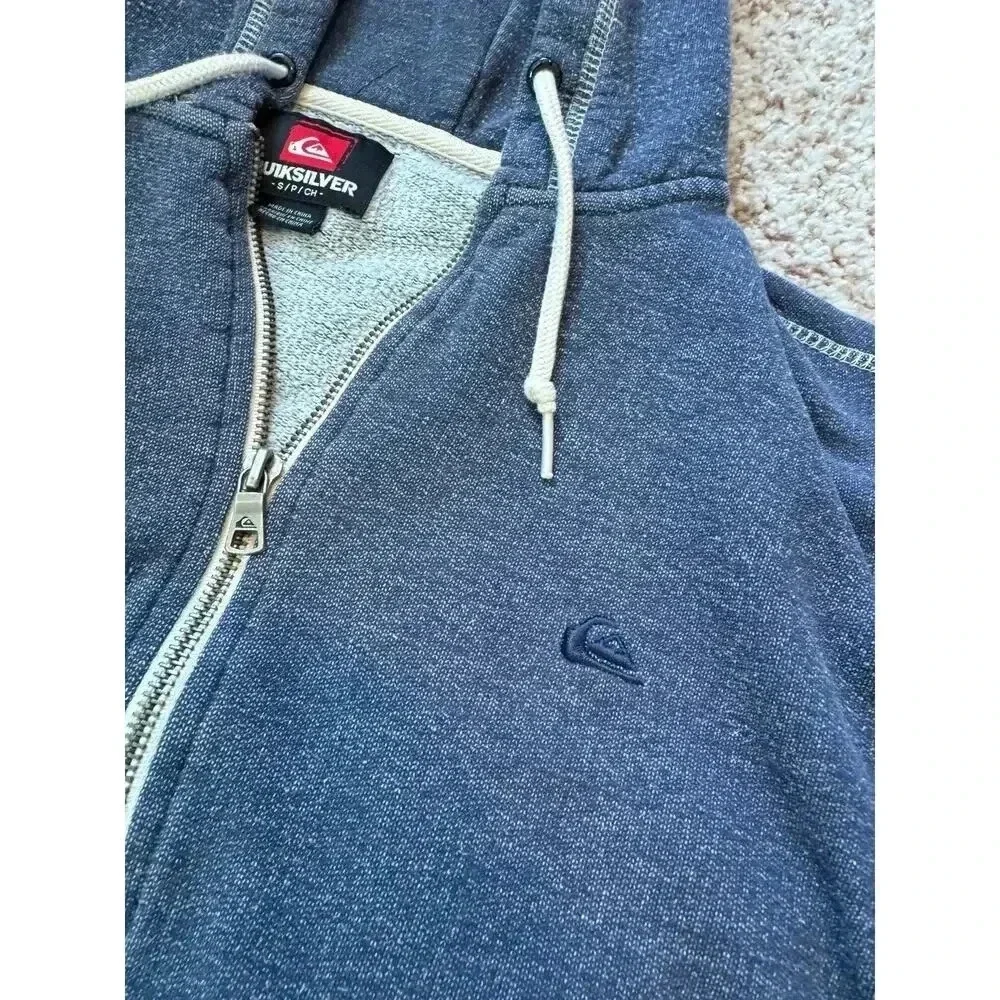 QUICKSILVER Mens hoodie/Sweatshirt, Small, zippered hoodie